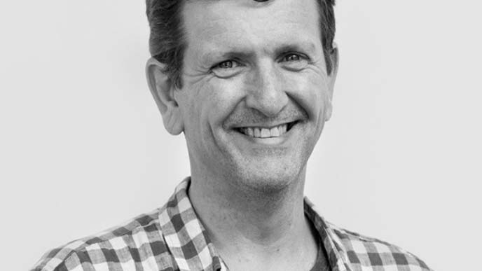 B&W headshot of Glenn Melenhorst