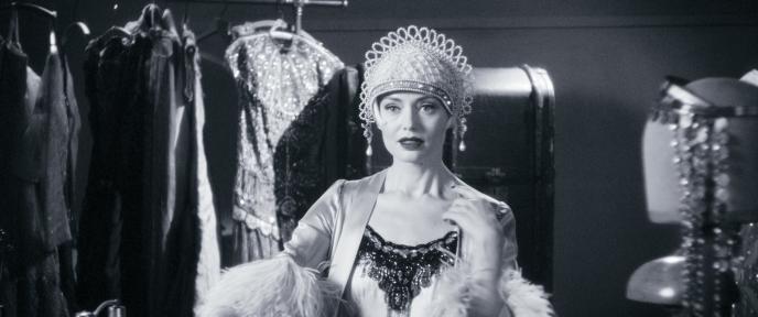 A black and white film