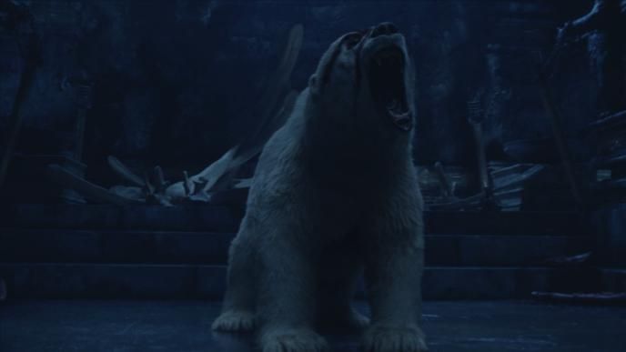 Bear fight from His Dark Materials