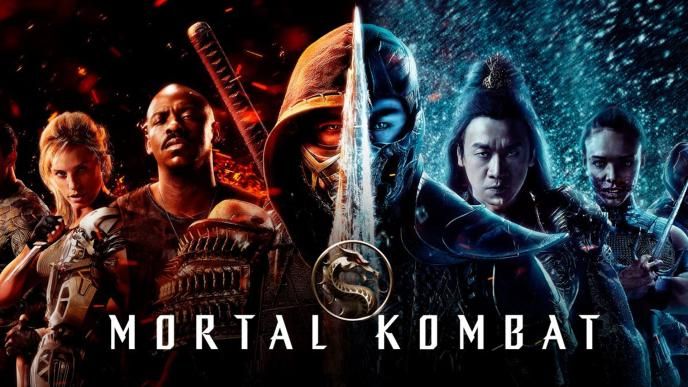mortal combat film poster of six characters