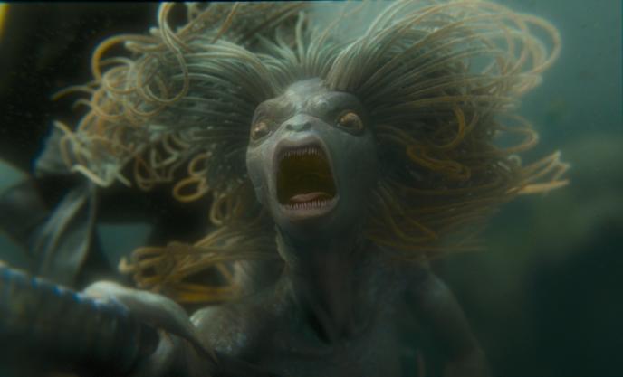 mermaid from harry potter and the goblet of fire screeching underwater
