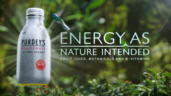 purdey's energy as nature intended advertisement