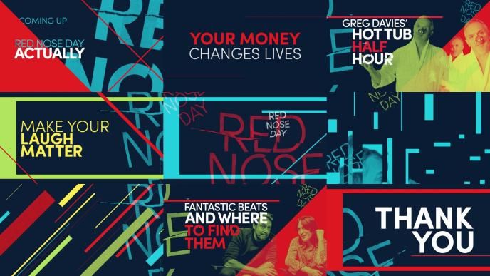 actors greg davies, jonathan ross and noel fielding on a titles graphics image