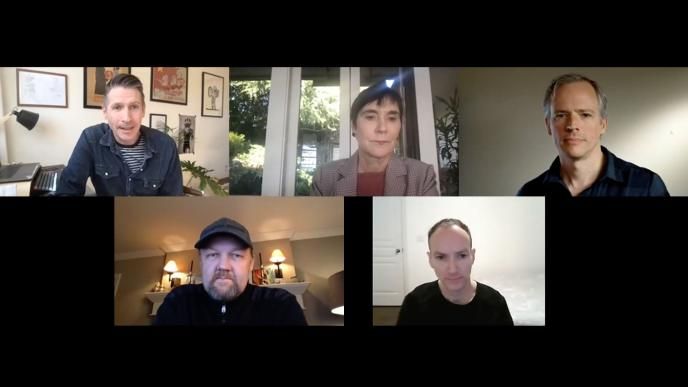 framestore directors and supervisors on a zoom call