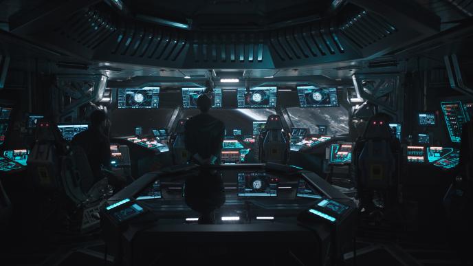 the interior of the USCSS Covenant control deck