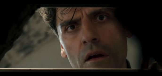 mark ruffalo as steven grant looking into the camera in disbelief