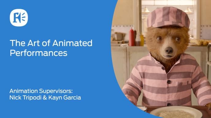 A picture of paddington in pink stripe pyjamas 