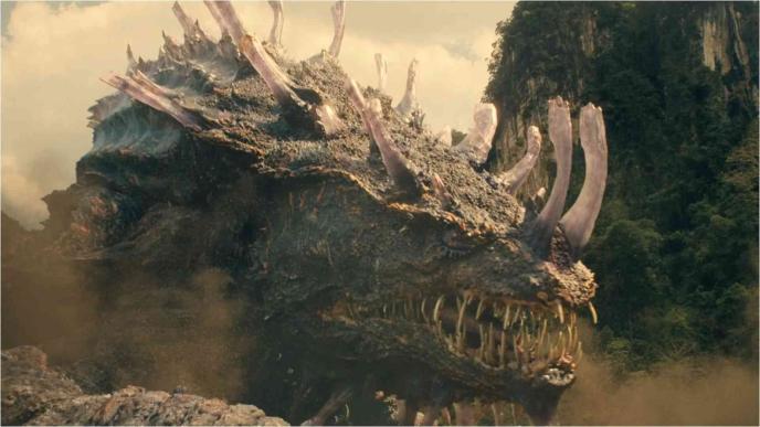 Final VFX shot of Titan X from Monarch: Legacy of Monsters, showcasing full textures, lighting, and integration.