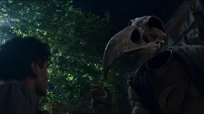 Moon god Khonshu speaks to Steven Grant