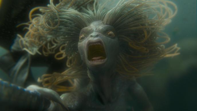 mermaid from harry potter and the goblet of fire screeching underwater