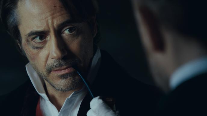 actor robert downey jr. as sherlock holmes