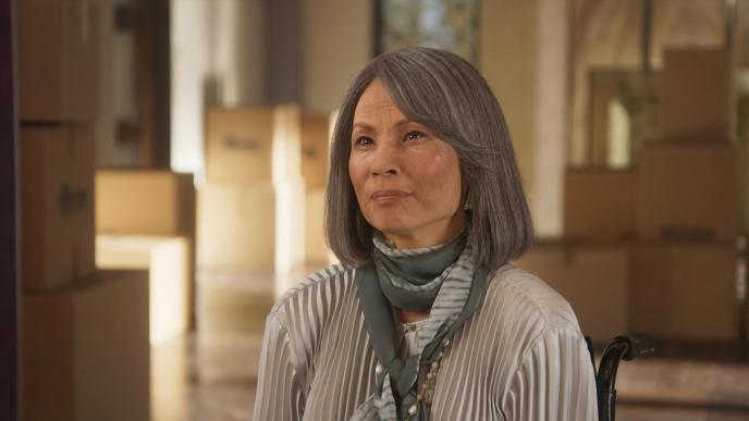 actress lucy liu aged through cg animation
