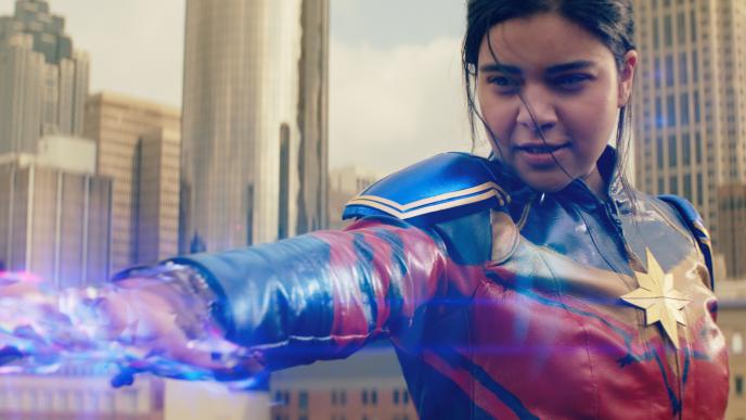 Kamala Khan tests her powers 