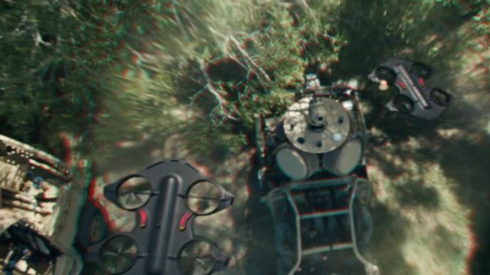 Marines Drones Exploding still