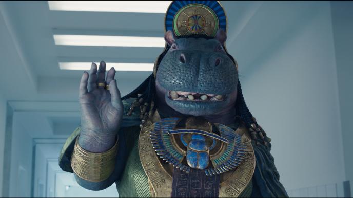 Hippo goddess Tawaret waves