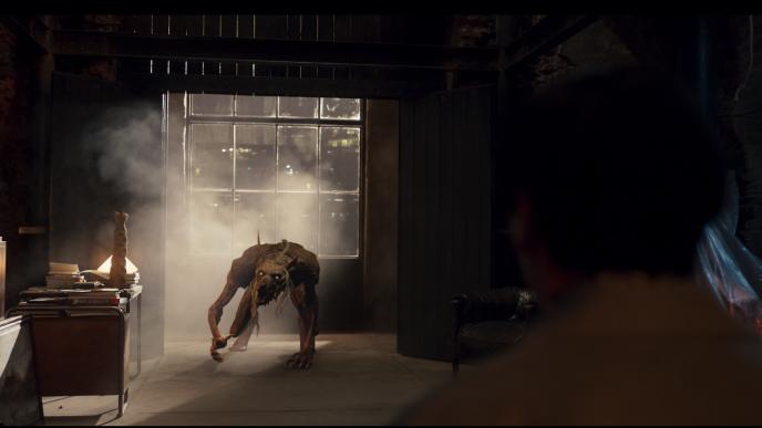 A Jackal appears, snarling