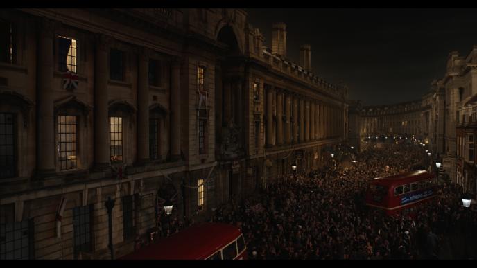 Wide shot of the exterior of the ritz hotel, final shot