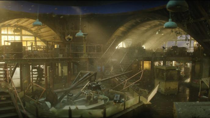 Seaplane Crash Before Shot