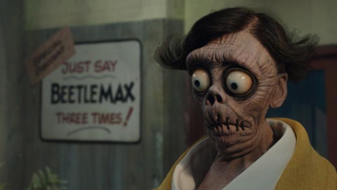 A skeleton like monster from Beetlejuice