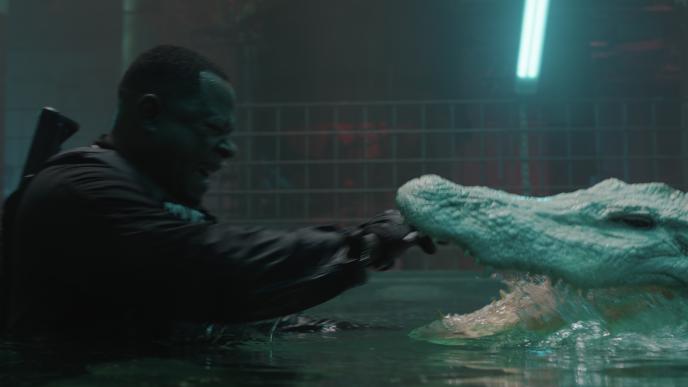 Duke Under Water Fight Sequence - before