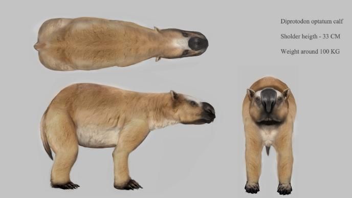 Concept Art of juvenille Diprotodon
