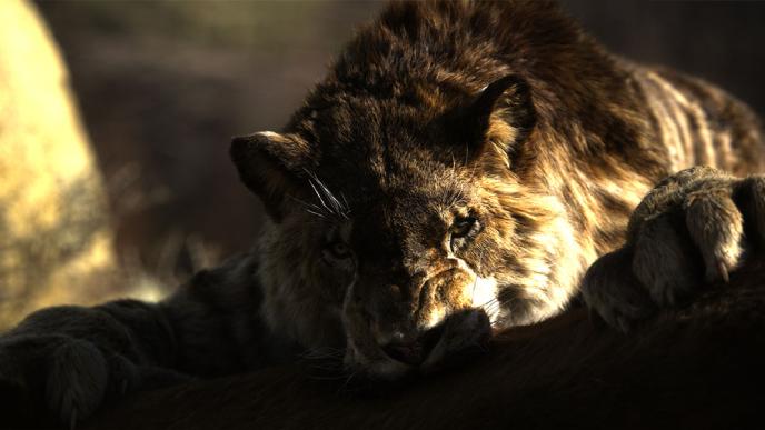Final image of the tiger eating scene 