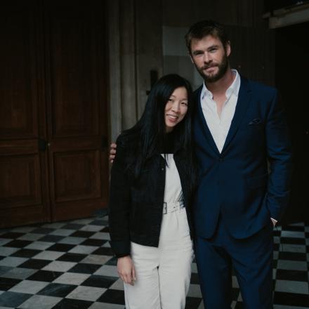 Framestore Pictures director Anh Vu on set with Chris Hemsworth