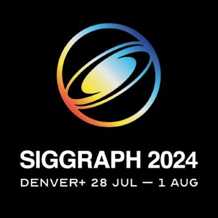 The Siggraph logo on a black background.