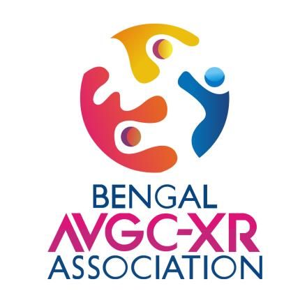 A white background with the Bengal AVGC-XR Association Logo.  