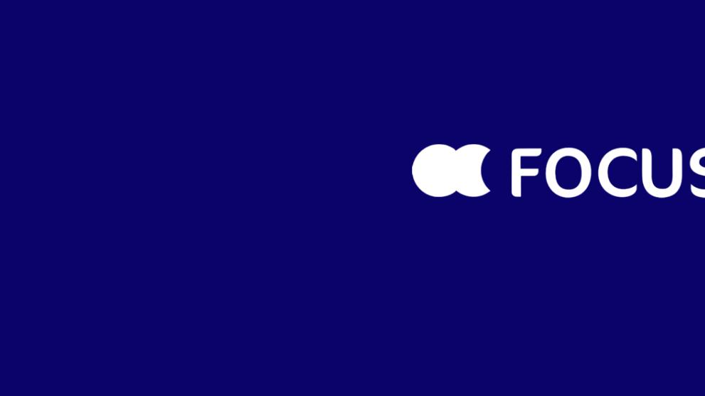 A dark blue background with the Focus London logo on the right hand side.