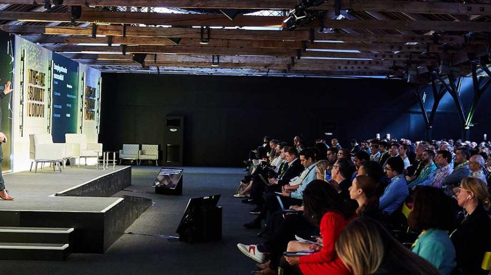 A photo of an AI conference
